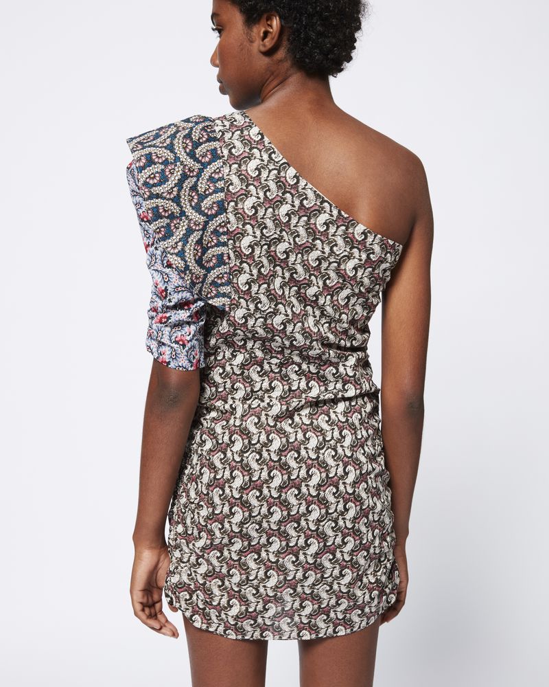 isabel marant one shoulder dress