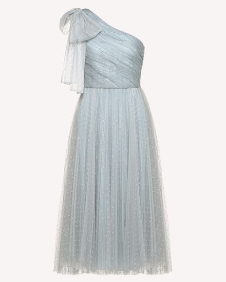 Redvalentino Dresses In Silk Viscose Cotton E Redvalentino Long Dress Woman Rr3vac05428 198 A