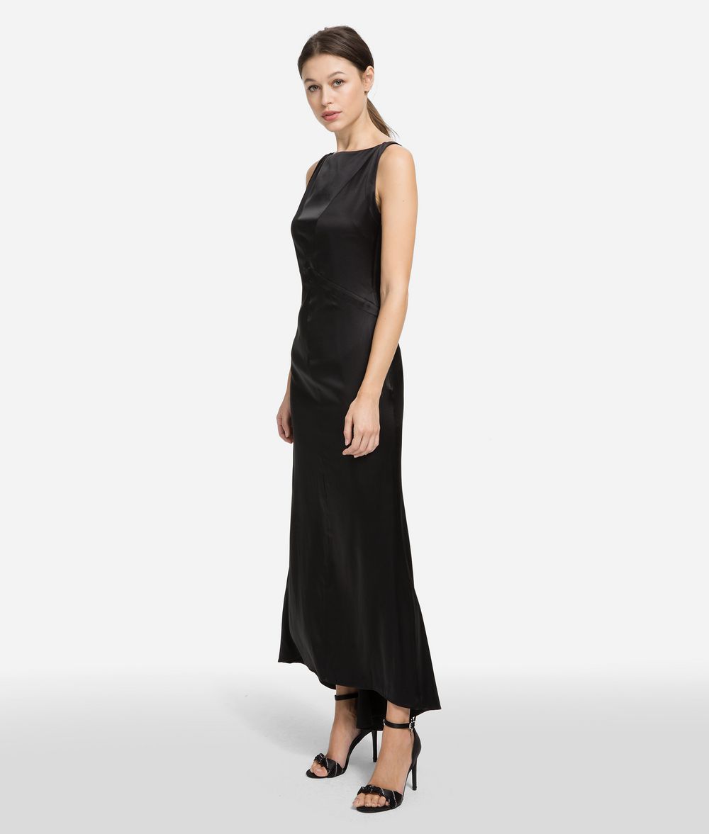 KARL LAGERFELD Fluted Hem Dress Dress Woman f