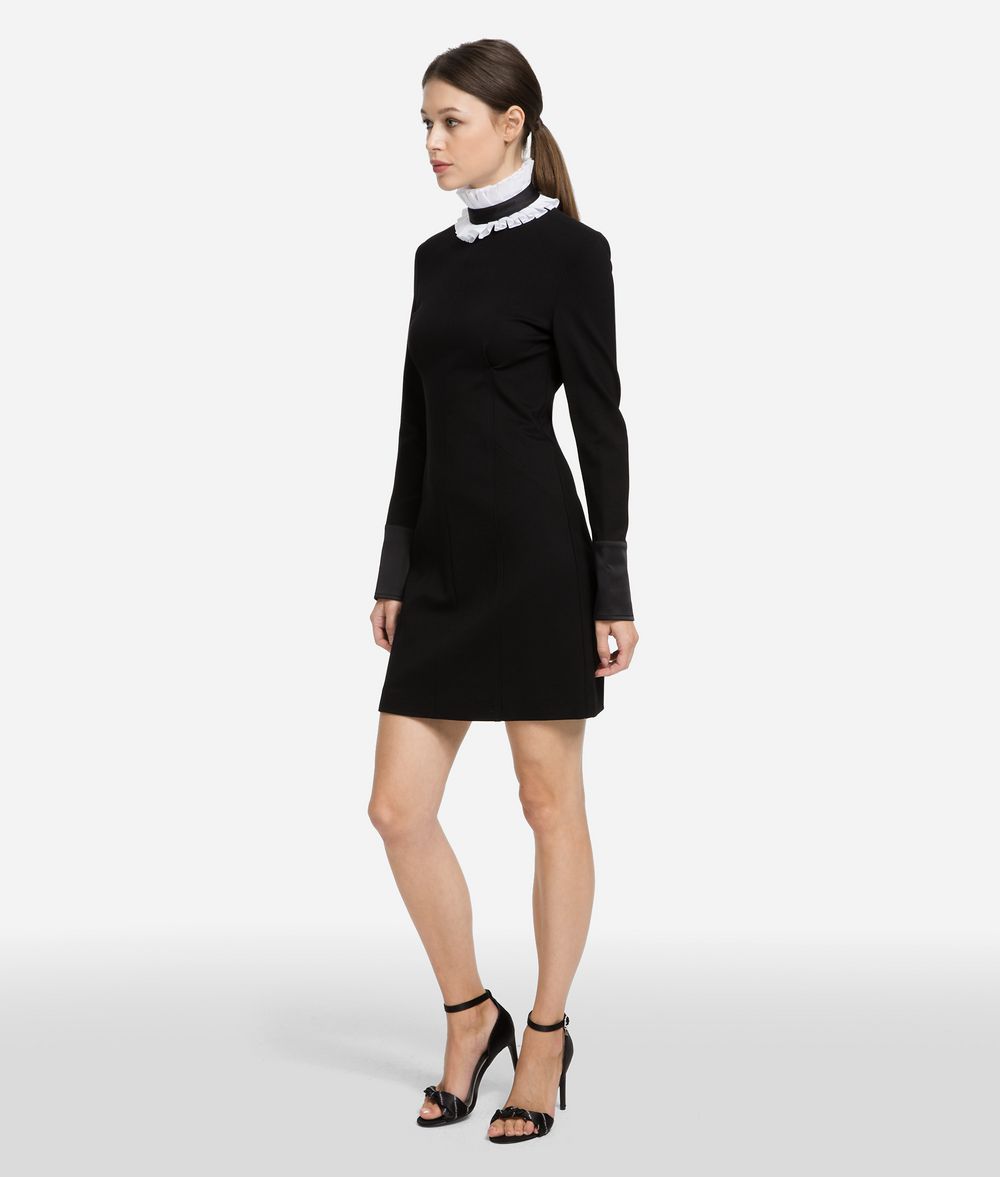 KARL LAGERFELD Dress with Detachable Collar Dress Woman f