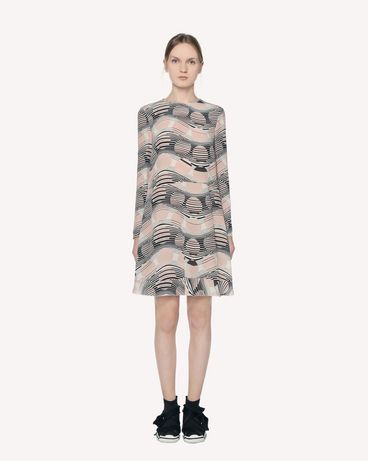 REDValentino シルク ドレス ”フローティングムーン” プリント
