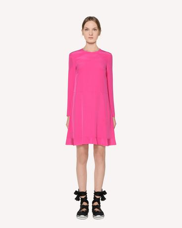 REDValentino Silk dress with bow detail
