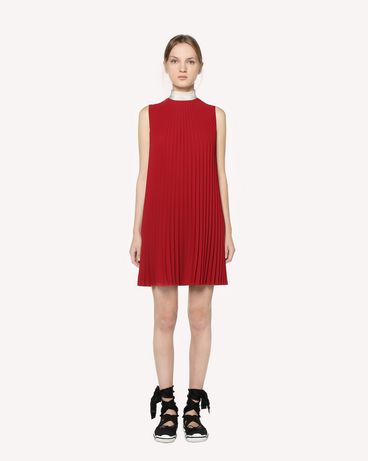 REDValentino Pleated Techno Fluid dress