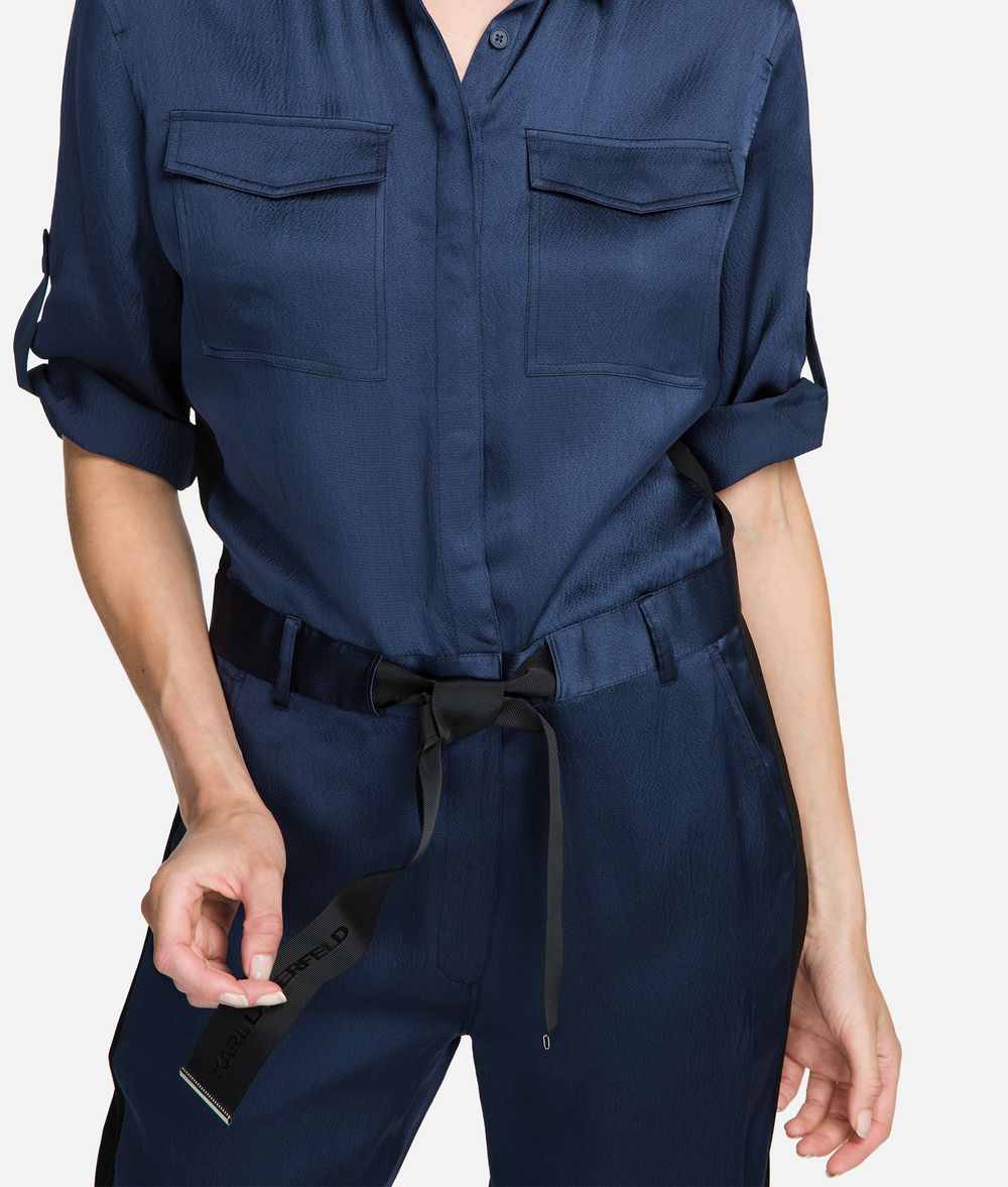 KARL LAGERFELD Silk Jumpsuit Jumpsuit Woman d