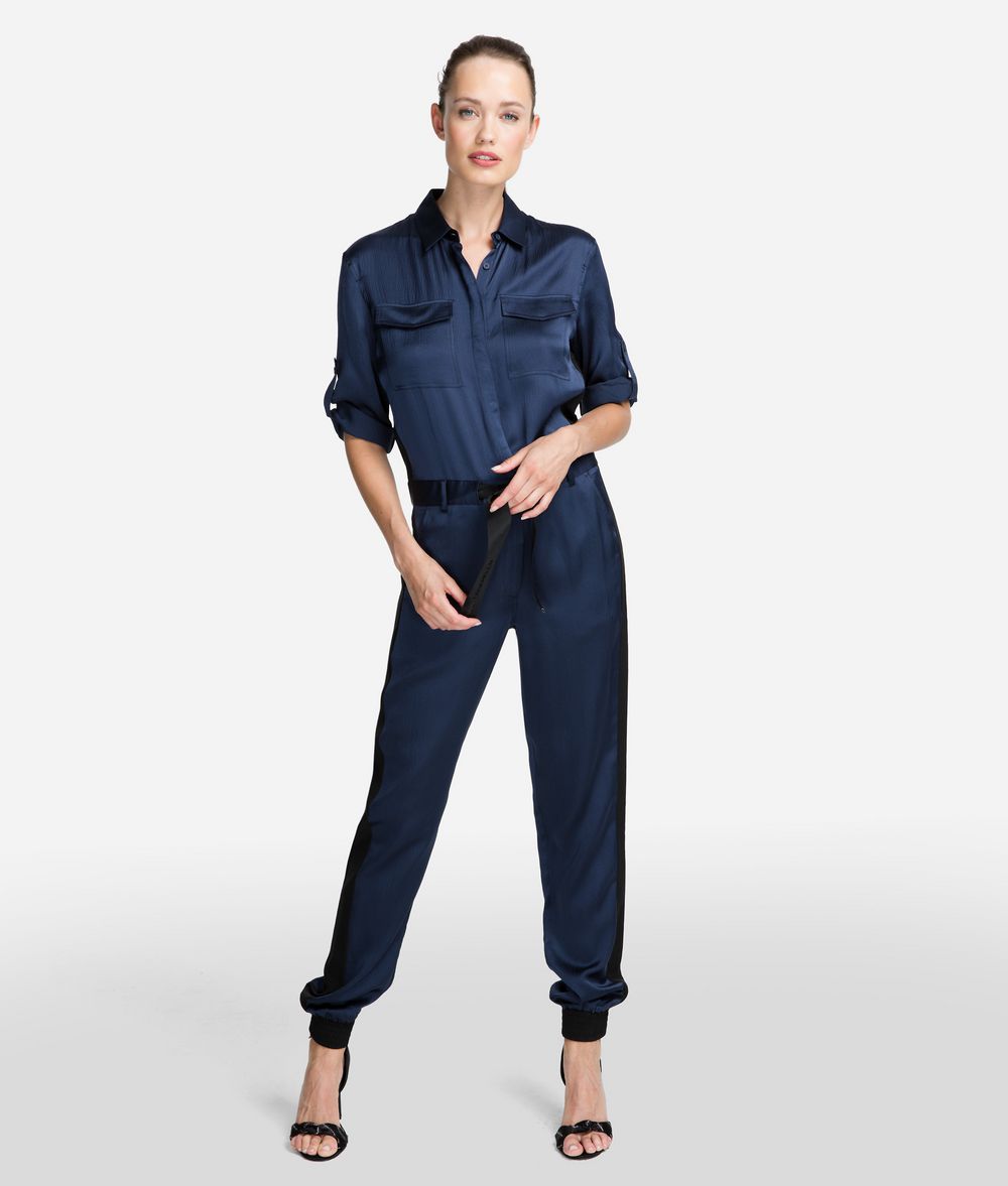 KARL LAGERFELD Silk Jumpsuit Jumpsuit Woman f