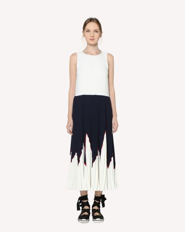 REDValentino Techno Fluid dress with rocket intarsia