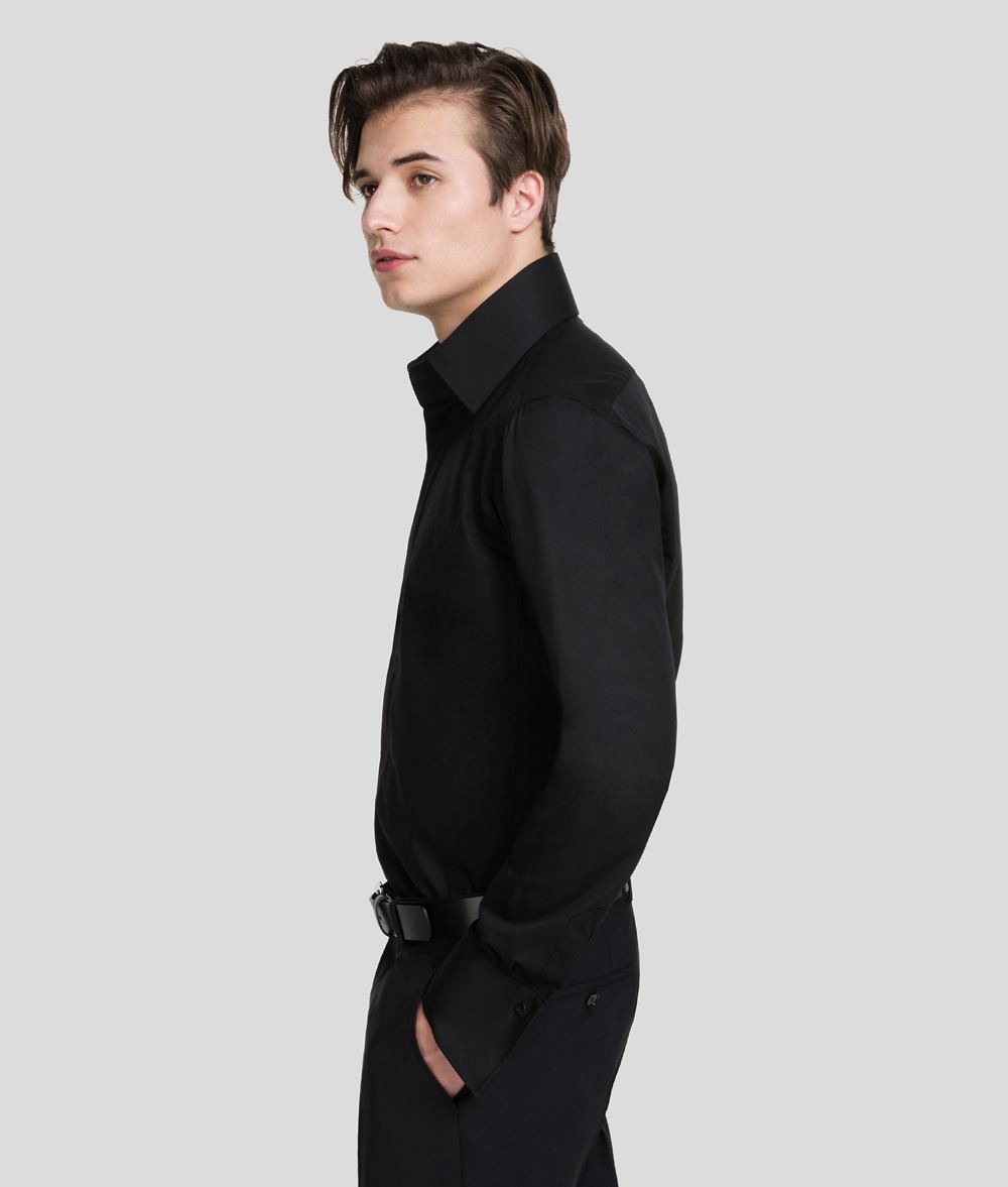 KARL LAGERFELD Shark Collar Shirt Shirt Man d