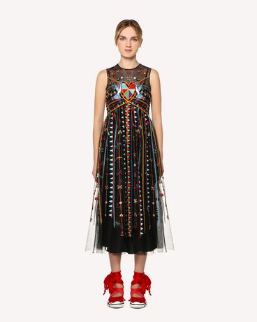 REDValentino Love Celebration embroidered dress