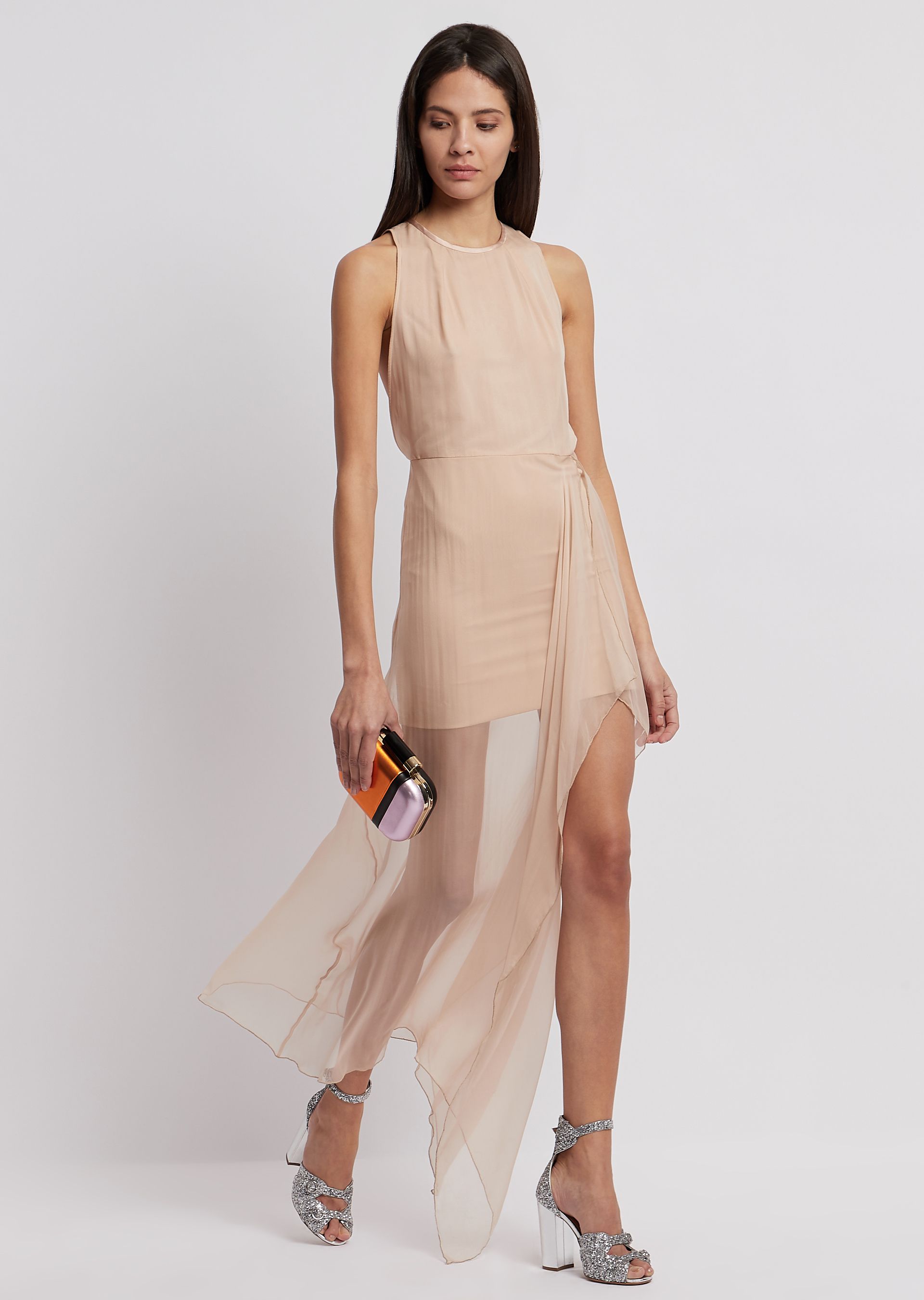 long georgette frock