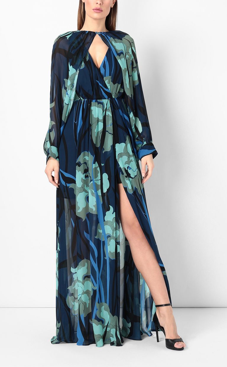 JUST CAVALLI Full-length “Hidden-Flowers” dress Dress Woman d