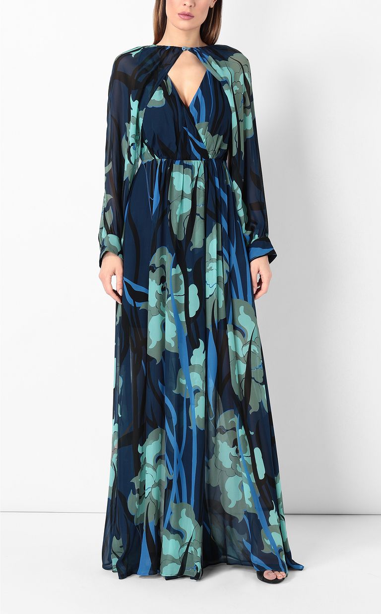 JUST CAVALLI Full-length “Hidden-Flowers” dress Dress Woman r