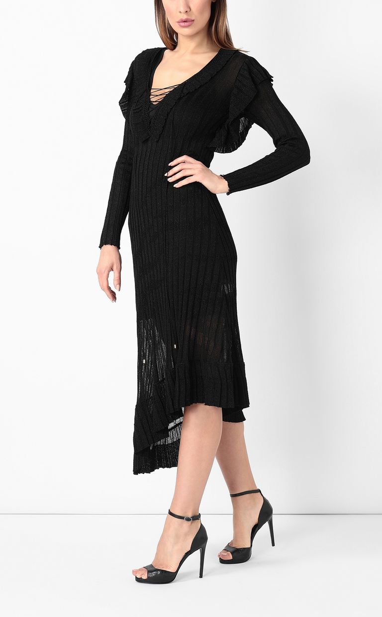 JUST CAVALLI Long dress in lurex Dress Woman d