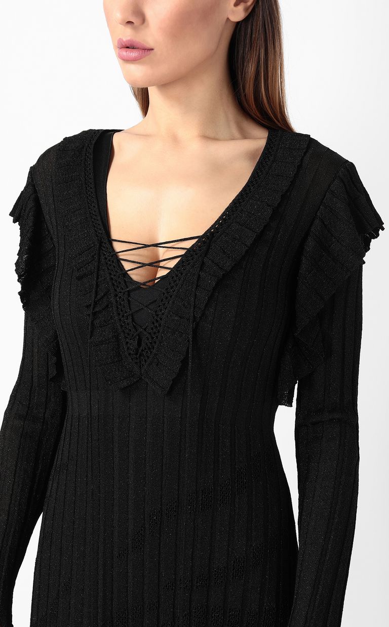 JUST CAVALLI Long dress in lurex Dress Woman e