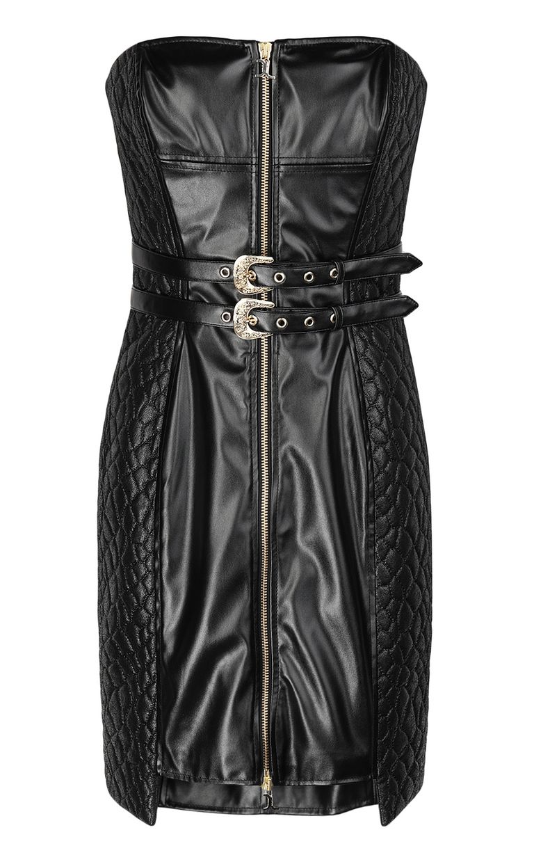 JUST CAVALLI Vestido tubo de piel sintética Vestido Mujer f