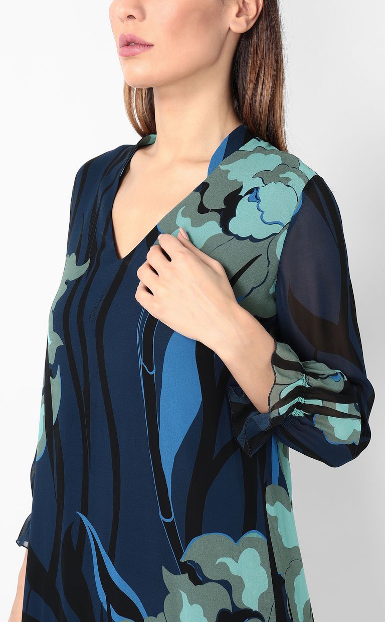 JUST CAVALLI Kleid mit „Hidden Flowers“-Print Kleid Damen e