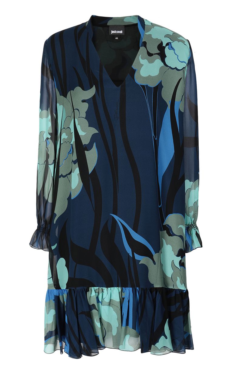 JUST CAVALLI Kleid mit „Hidden Flowers“-Print Kleid Damen f