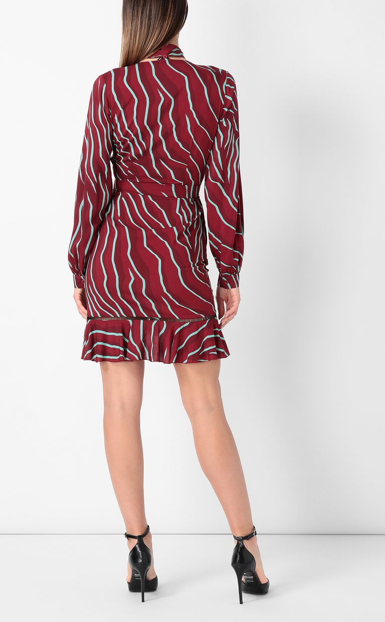 JUST CAVALLI Vestido estampado cebra Vestido Mujer a