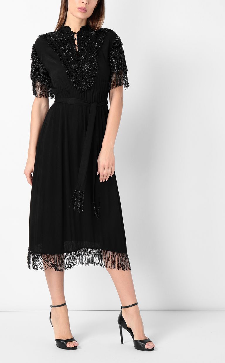 JUST CAVALLI Dress with diamanté embroidery Dress Woman d