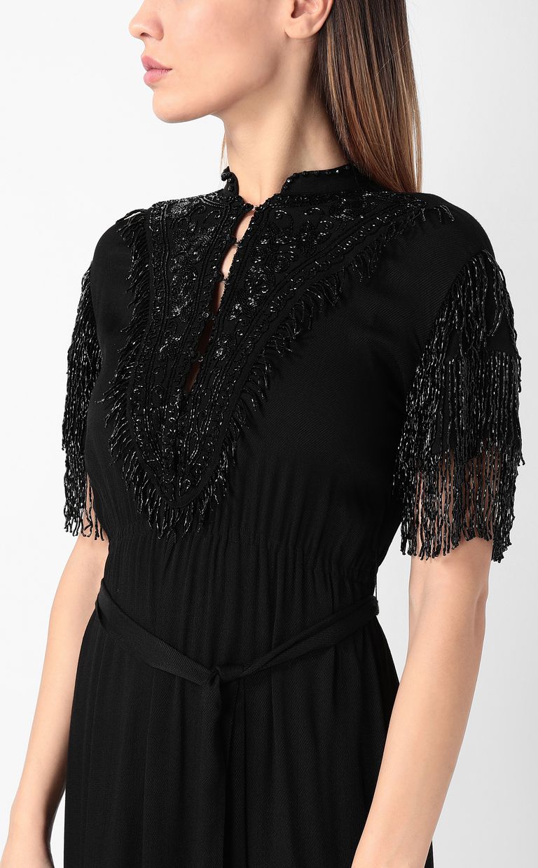 JUST CAVALLI Dress with diamanté embroidery Dress Woman e