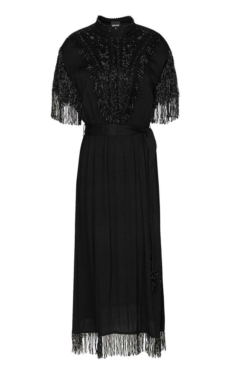 JUST CAVALLI Dress with diamanté embroidery Dress Woman f