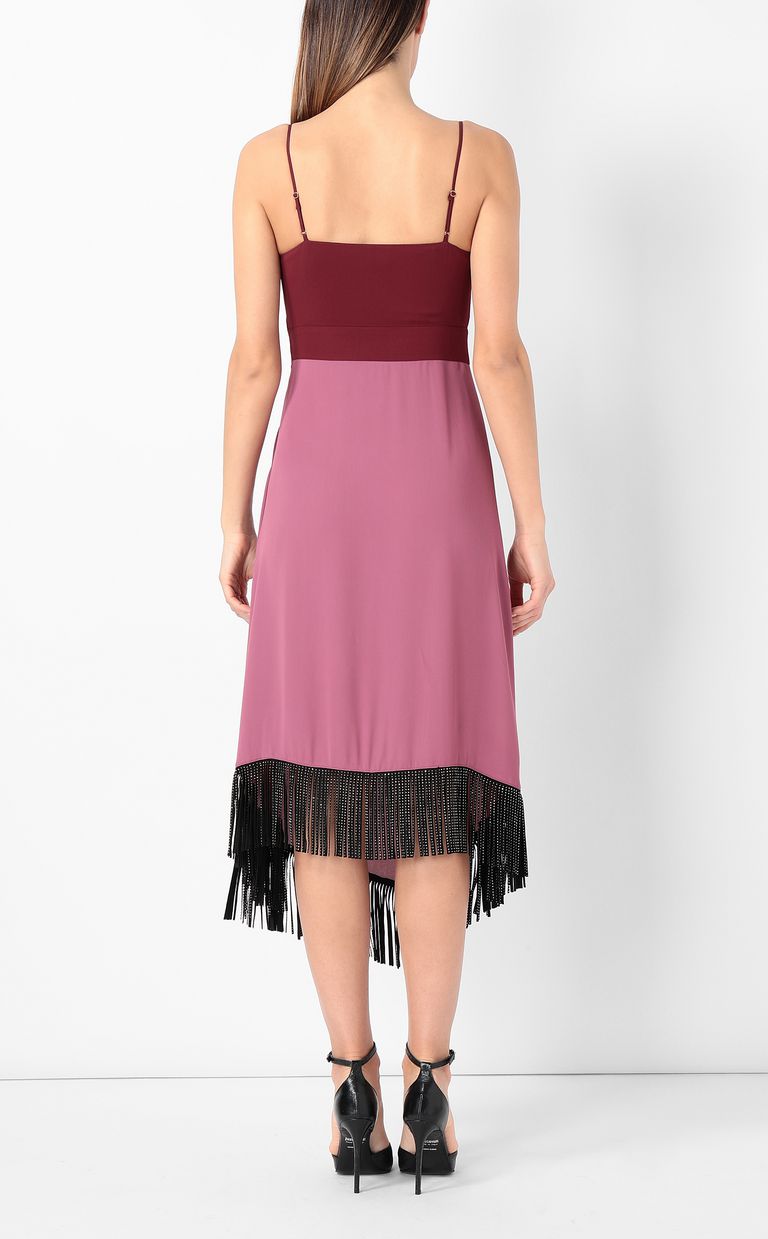 JUST CAVALLI Vestido con flecos Vestido Mujer a