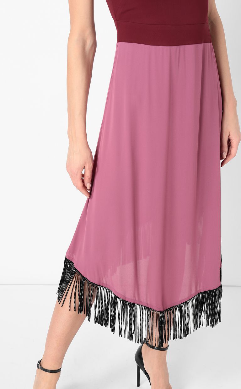 JUST CAVALLI Vestido con flecos Vestido Mujer e