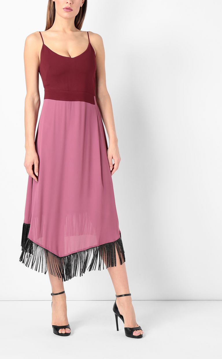 JUST CAVALLI Vestido con flecos Vestido Mujer r