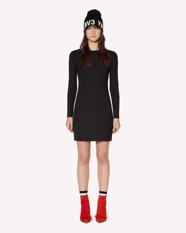 REDValentino Cady Tech dress with heart patch detail