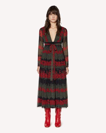 REDValentino Muslin dress with Dreaming Peony print