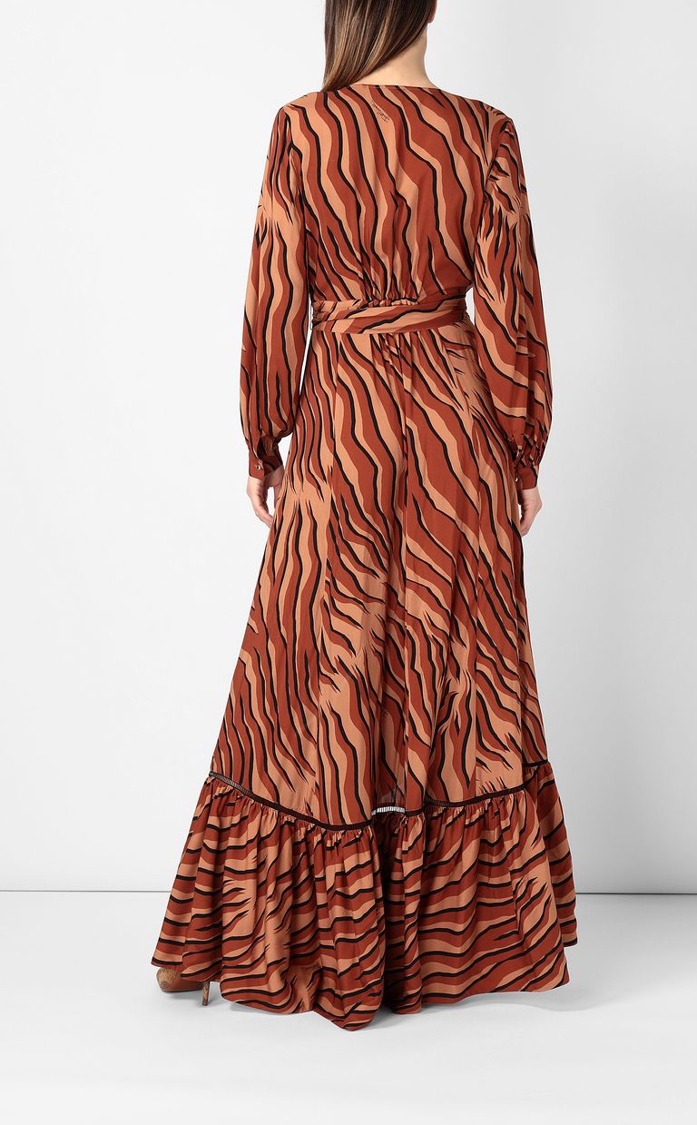 JUST CAVALLI Vestido estampado cebra Vestido Mujer a