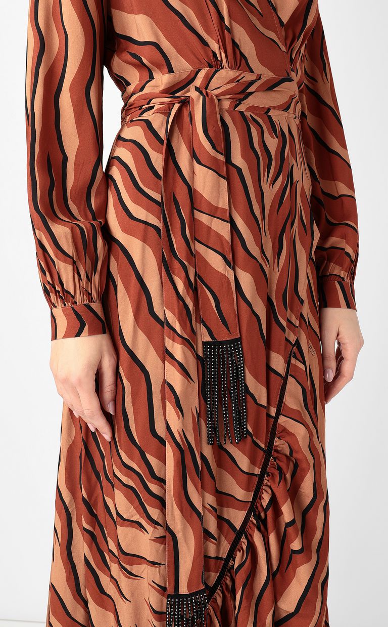 JUST CAVALLI Vestido estampado cebra Vestido Mujer e