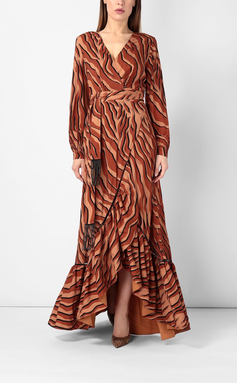 JUST CAVALLI Vestido estampado cebra Vestido Mujer r