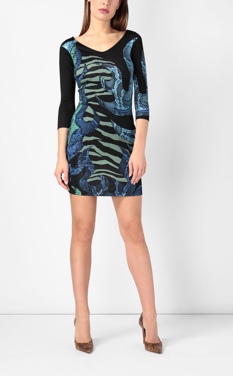 JUST CAVALLI Robe imprimé « Bull flame » Robe Femme d