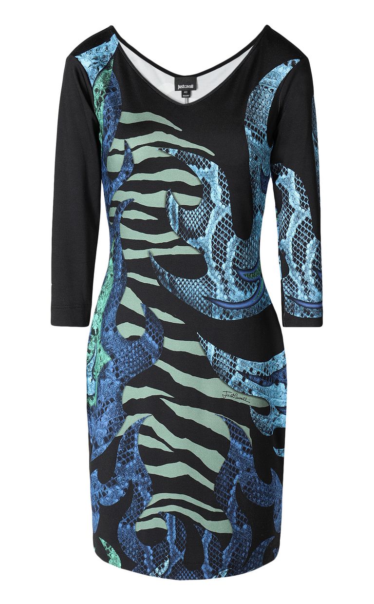 JUST CAVALLI Robe imprimé « Bull flame » Robe Femme f