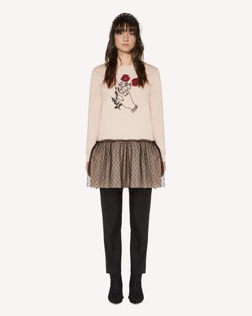 REDValentino Heart’s Tale print sweatshirt dress