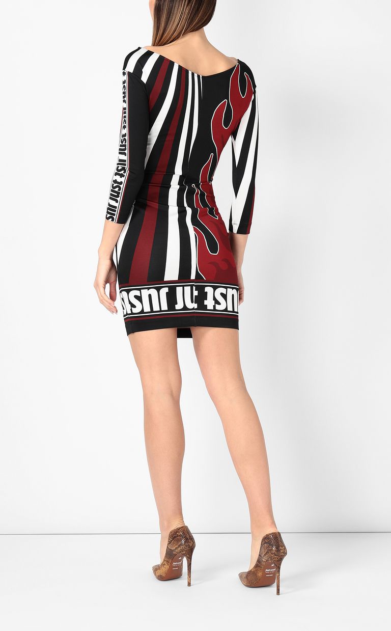 JUST CAVALLI Dress with “Bull” print Dress Woman a