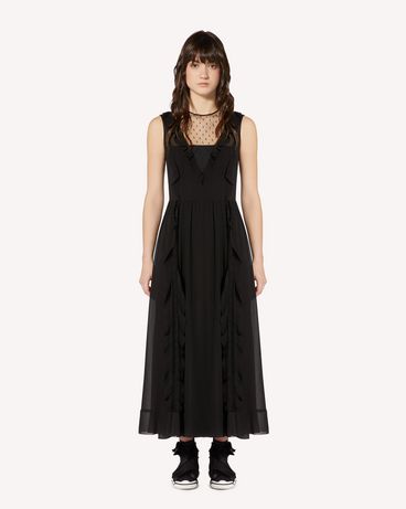 REDValentino Limited Edition
Ruffles detail silk dress