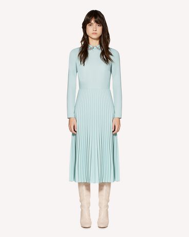 REDValentino 水钻刺绣乔其纱连衣裙