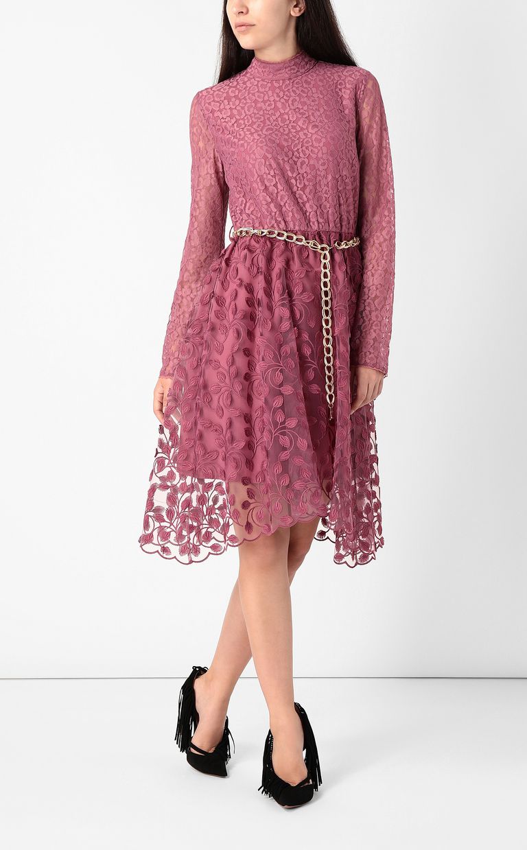 JUST CAVALLI Vestido bordado floral Vestido Mujer d