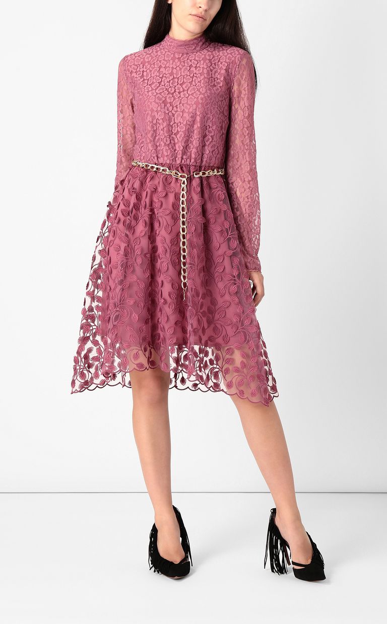 JUST CAVALLI Vestido bordado floral Vestido Mujer r