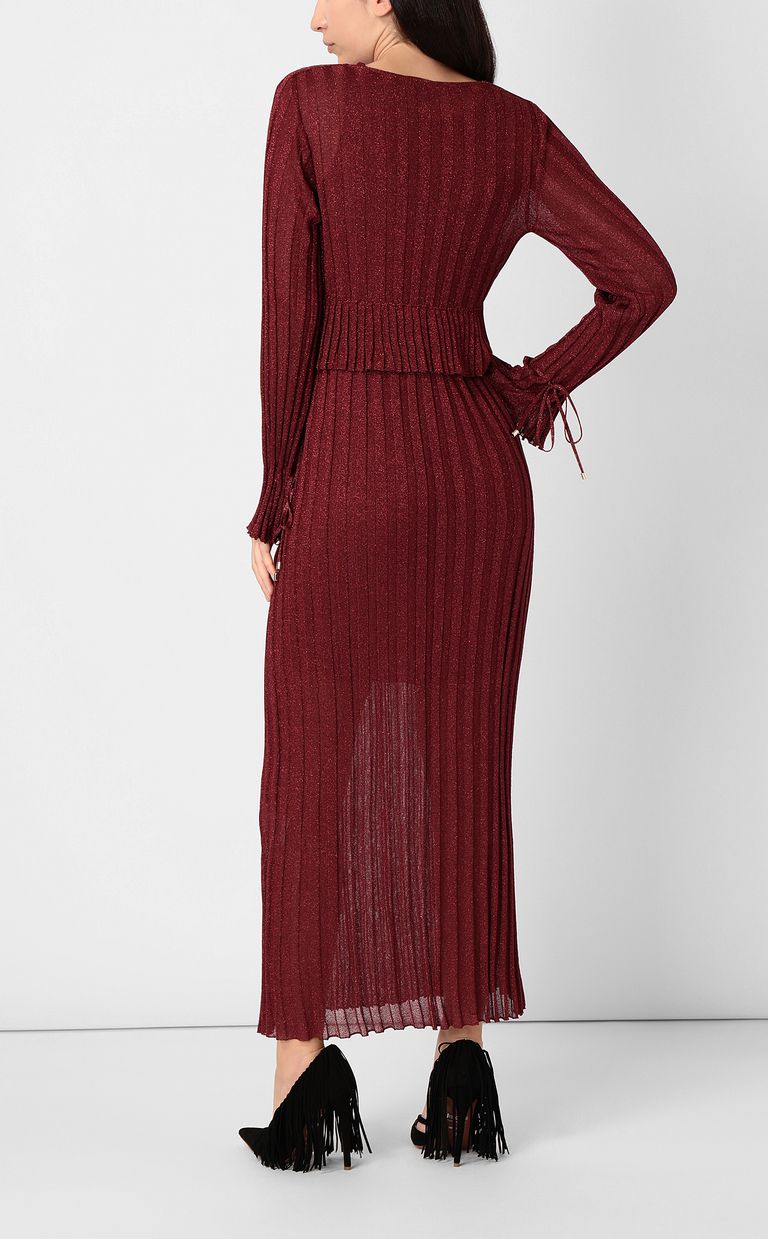 JUST CAVALLI Long dress in lurex Dress Woman a