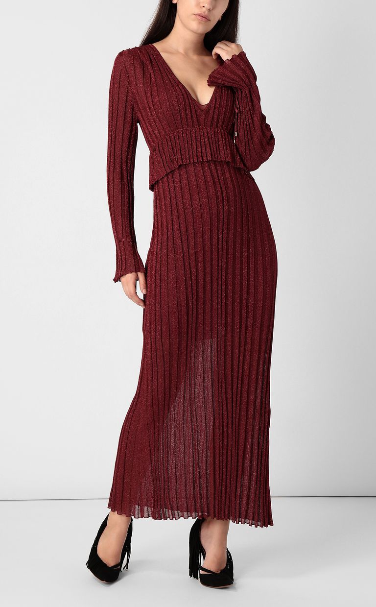 JUST CAVALLI Long dress in lurex Dress Woman d