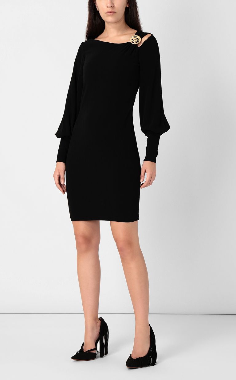 JUST CAVALLI Vestido hebilla con logo Vestido Mujer r