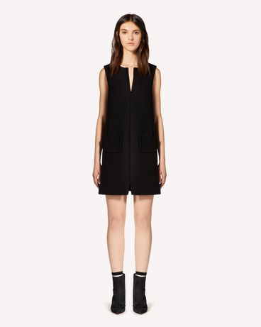 REDValentino Wool and cashmere dress with heart detail