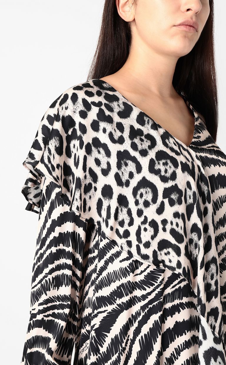 JUST CAVALLI Robe imprimé zèbre Robe Femme e