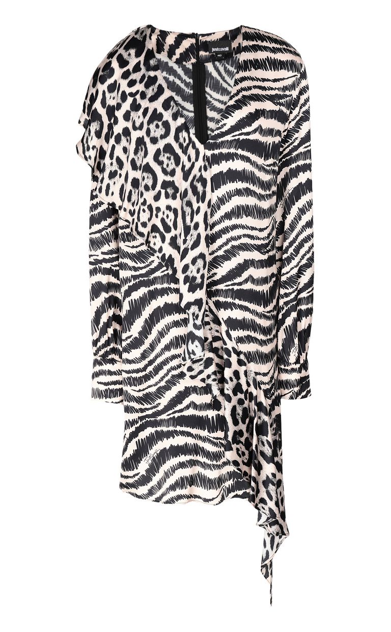JUST CAVALLI Robe imprimé zèbre Robe Femme f