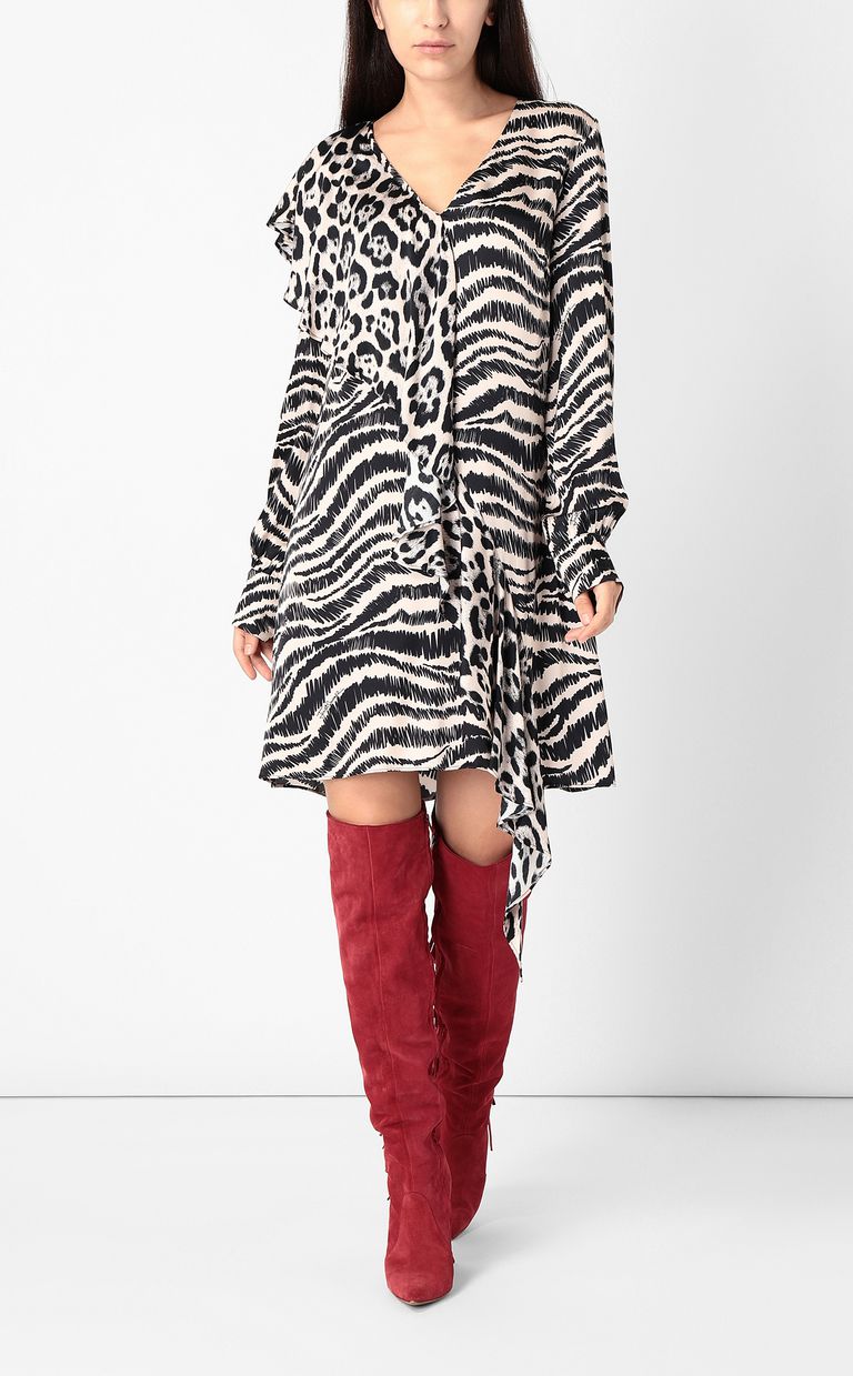 JUST CAVALLI Robe imprimé zèbre Robe Femme r