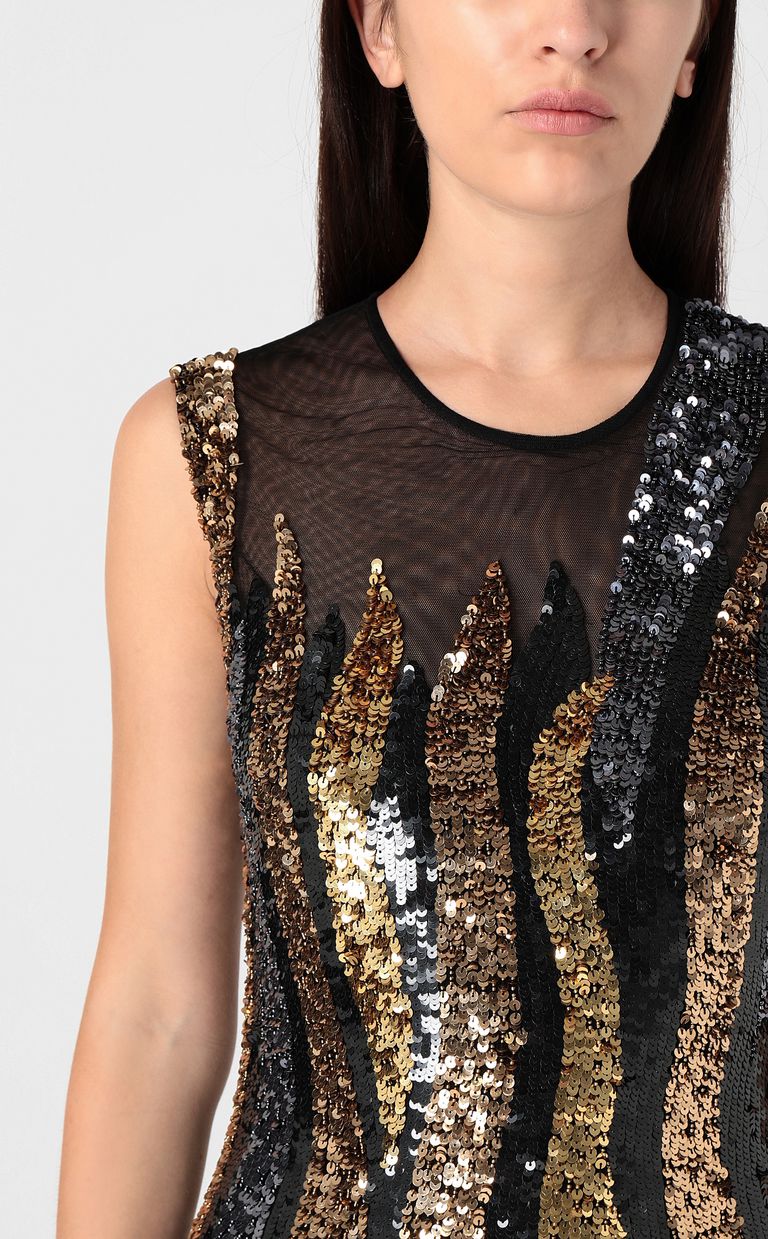 JUST CAVALLI Mini dress with sequins Dress Woman e