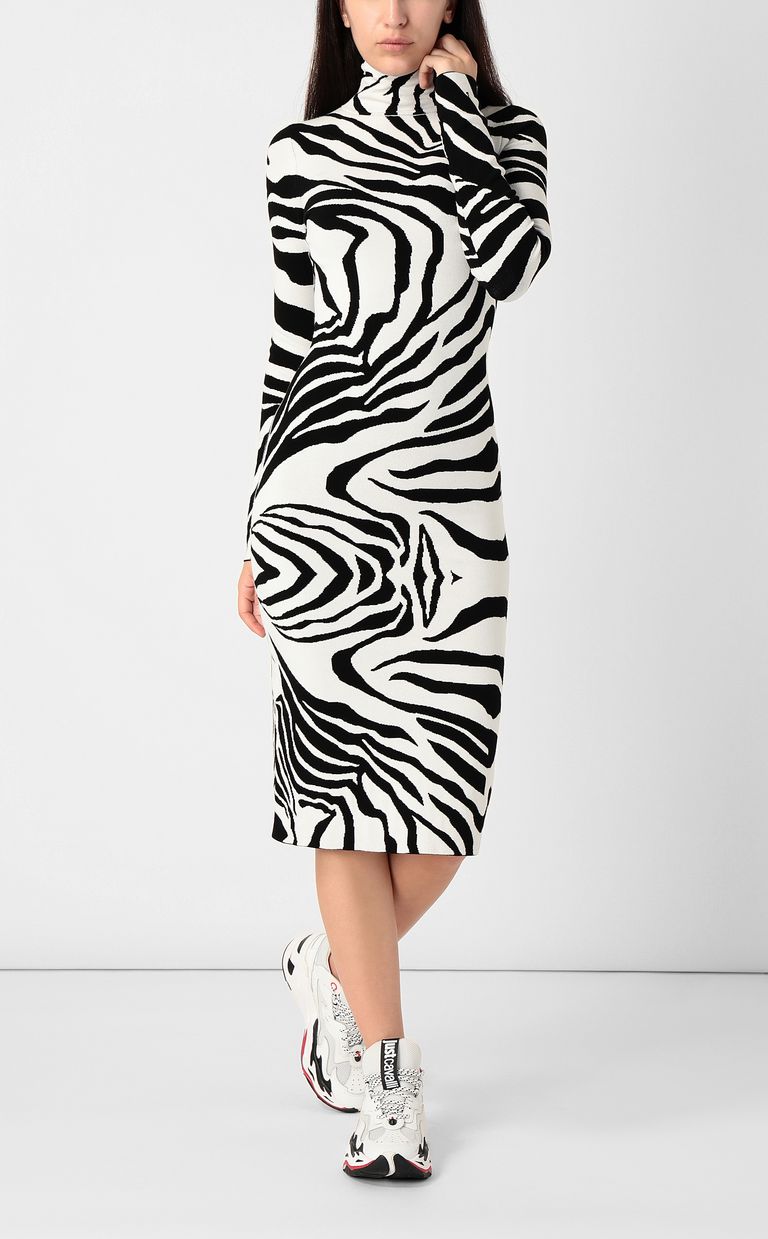 JUST CAVALLI Abito stampa zebrata Abito Donna d