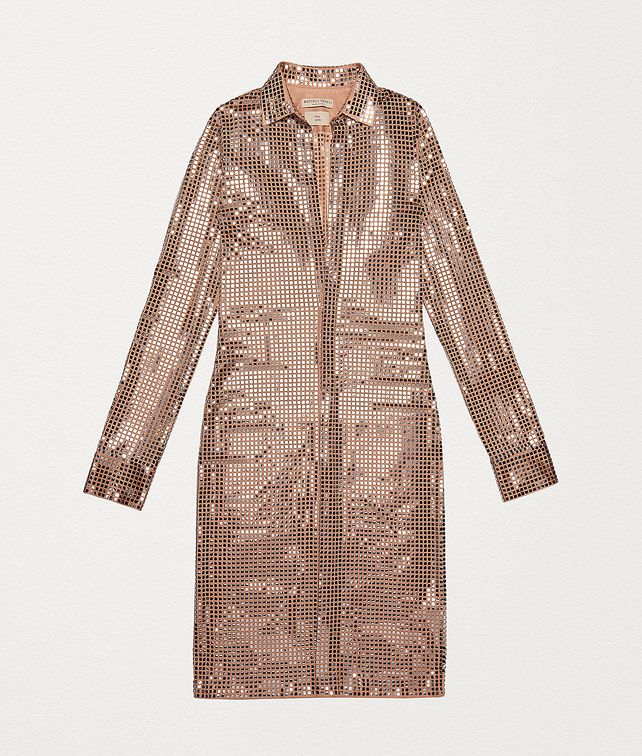 BOTTEGA VENETA DRESS IN EMBELLISHED SATIN JERSEY Dress Woman fp